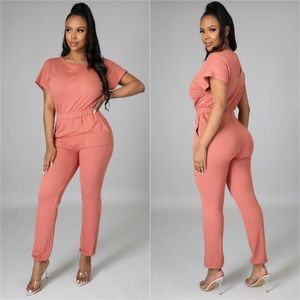 Terra Cotta Jogger Jumpsuit